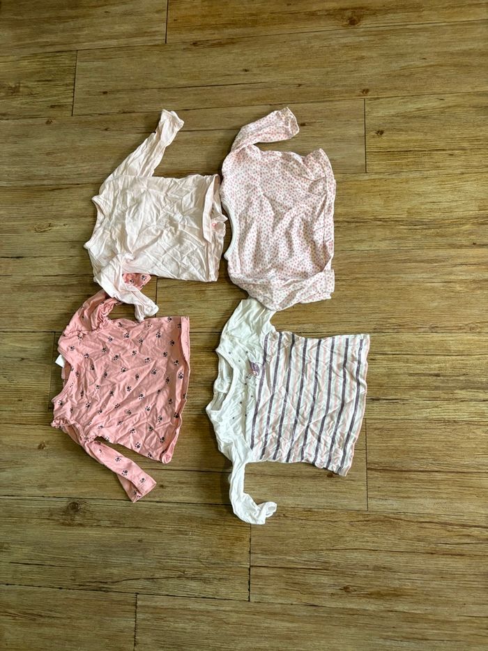 Lot 4 t-shirts 6 mois
