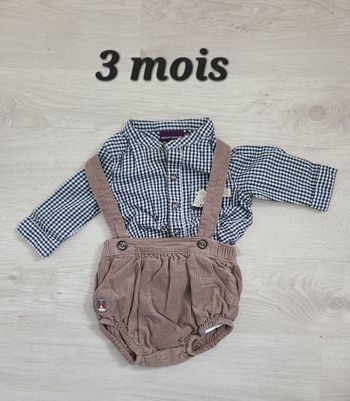 Ensemble 3mois chemise
