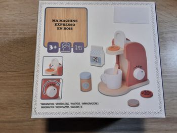 Machine a café express en bois