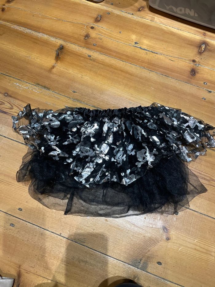 Jupon Halloween tête de mort 2/3 ans