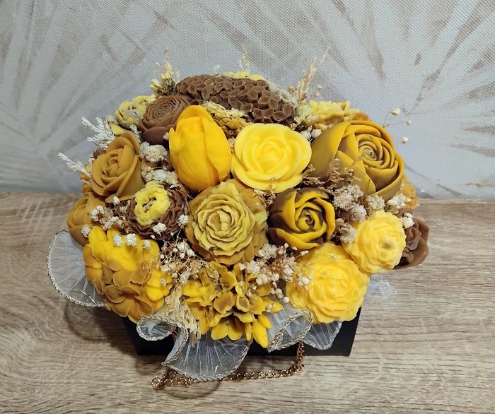 Bouquet en cire parfumée - photo numéro 6