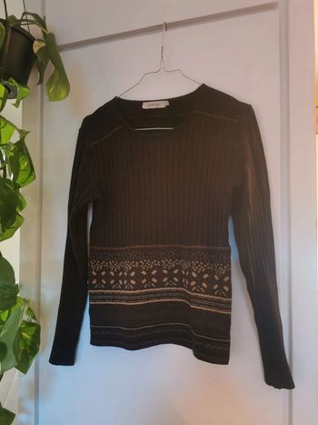 Pull léger marron Lewinger