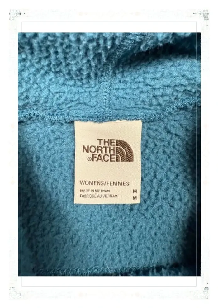The North Face pull polaire bleu turquoise femme taille M polyester - photo numéro 4