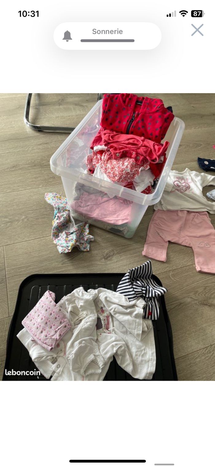 Vêtements 3 mois 2 caisses - photo numéro 10