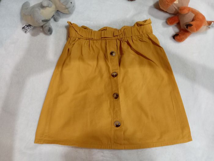 Jupe jaune moutarde