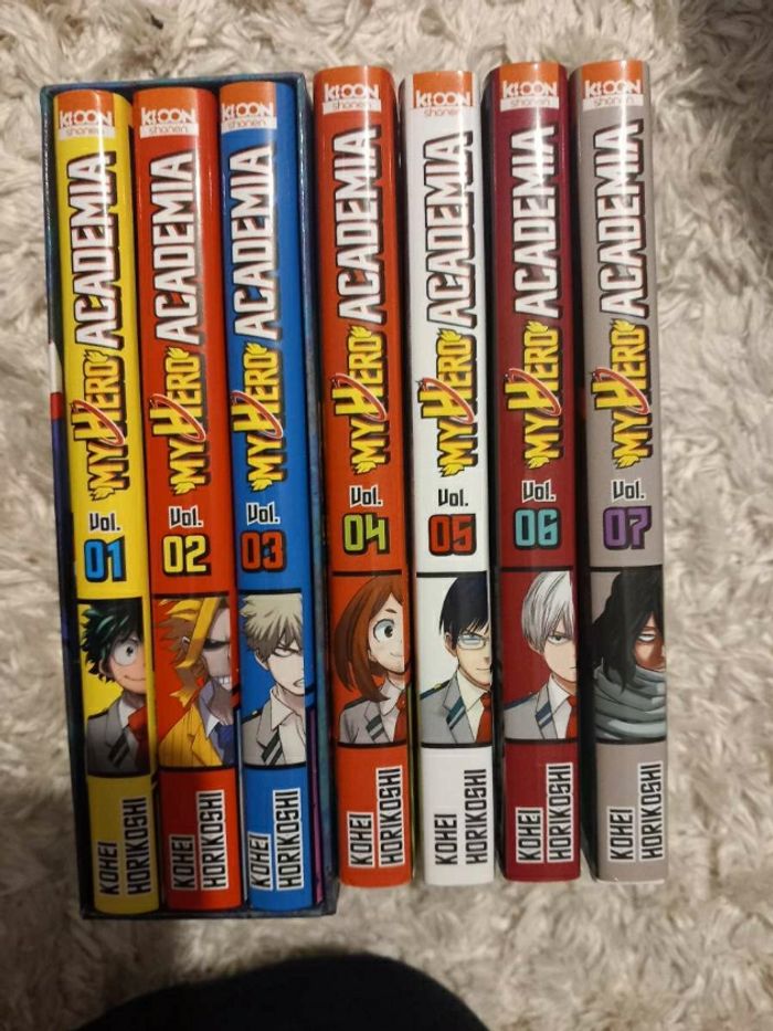 My Hero Academia tome 1 à 7