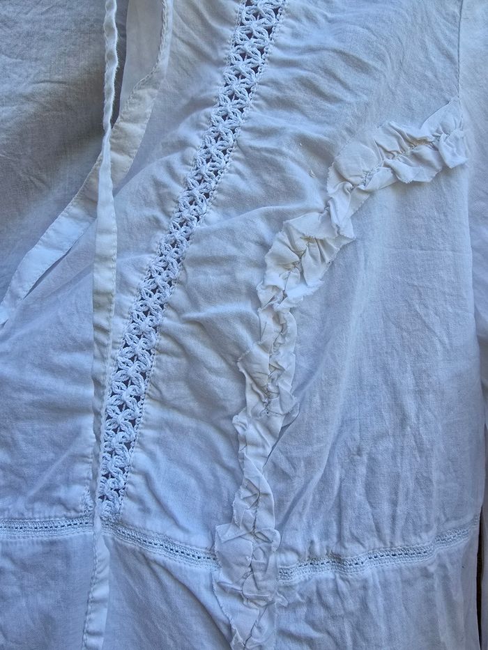 Chemisier brodé 🍒vintage 90🍒taille 38/40 - photo numéro 8