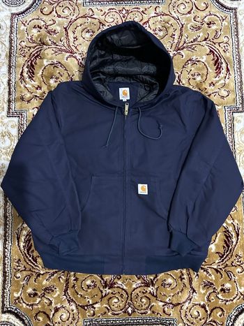 Veste Carhartt active en jean bleu marine L rework
