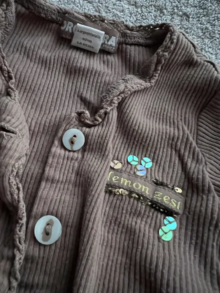 Gilet marron - photo numéro 2