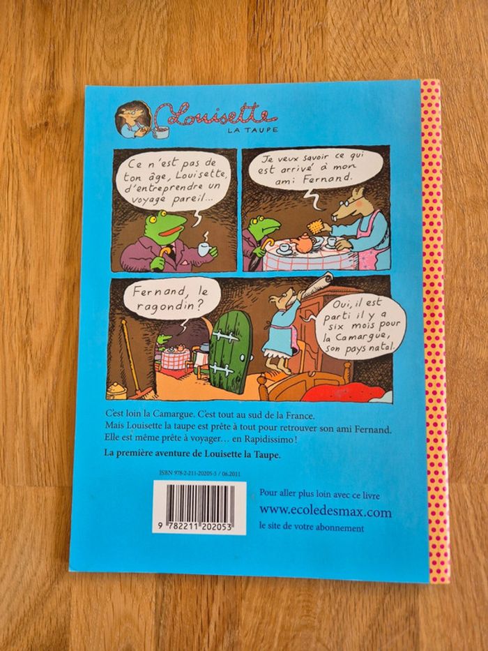 Livre Louisette la taupe Rapidissimo Bruno Heitz école des loisirs - photo numéro 2