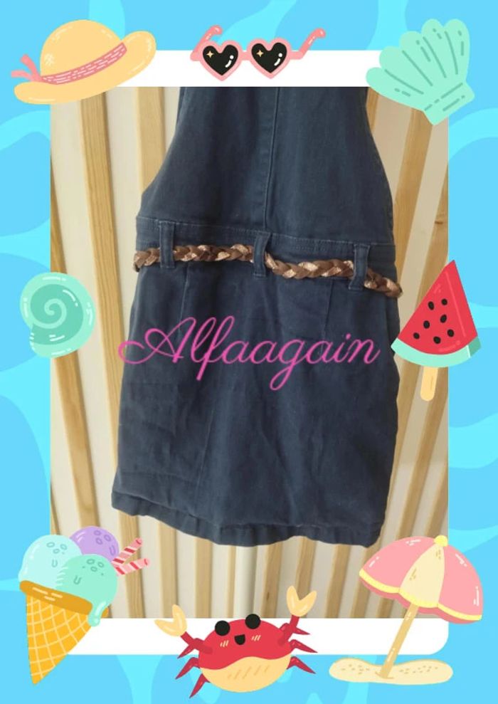 Robe salopette Lili marelle 8ans - photo numéro 9