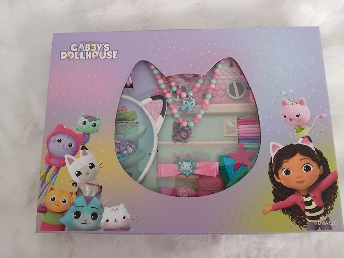 Coffret cadeau coiffure bijoux Gabby’s Dollhouse, neuf