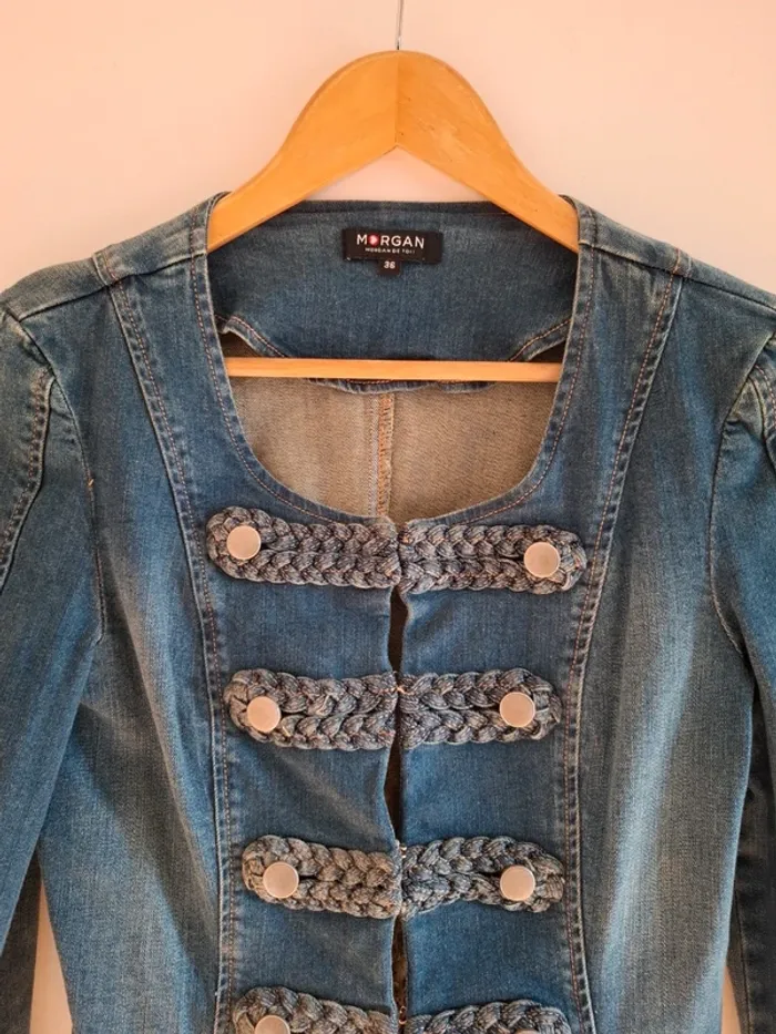 Jolie veste en jean - Morgan - 36 - très bon état - photo numéro 3