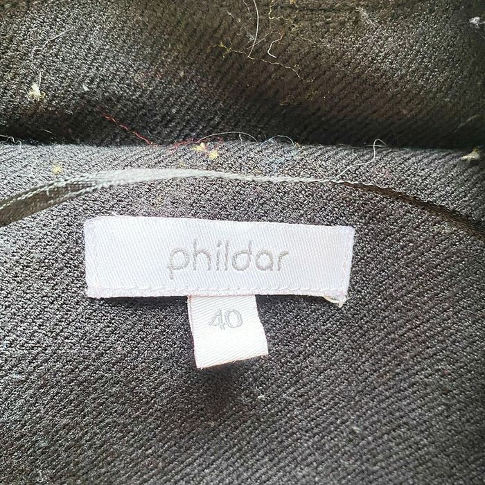 Phildar Vintage Caban Noir Style Français Slim Fit Femme Exclusive French Touch (Taille 40) - photo numéro 6