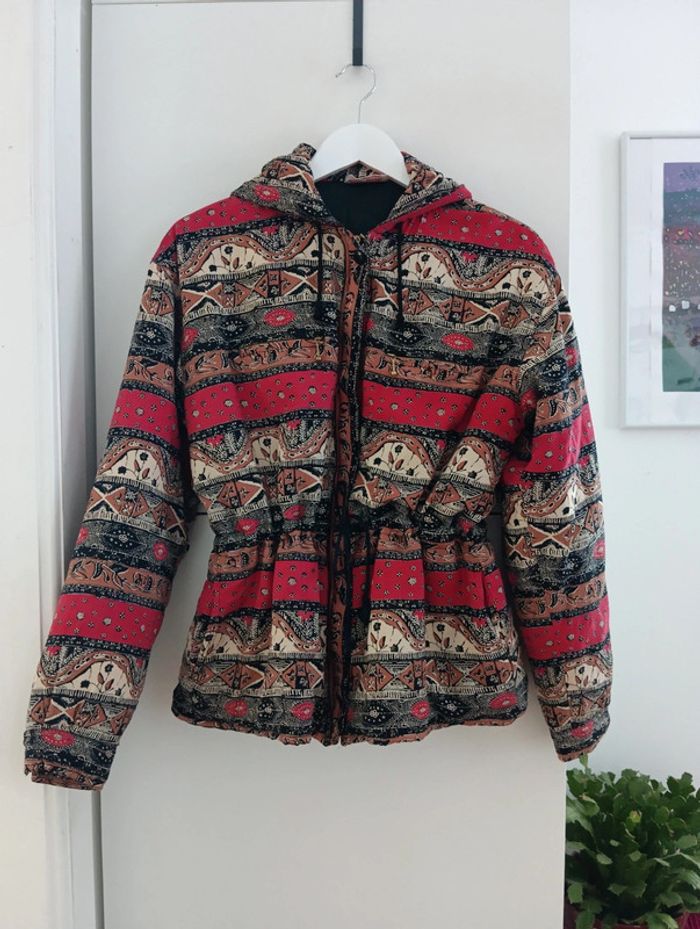 Veste vintage en viscose René Derhy - photo numéro 4