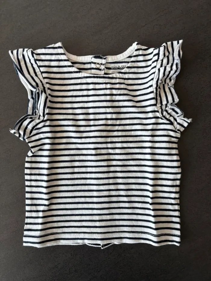 Lot de 2 t-shirts bébé fille - photo numéro 2