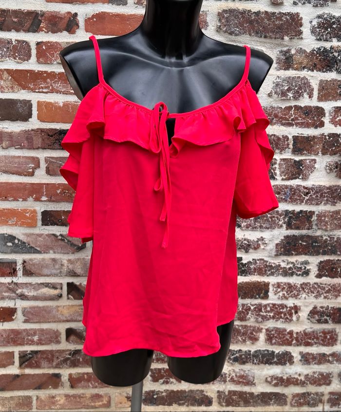 ❤️Blouse épaules dénudées à volants Taille 36 – Shein