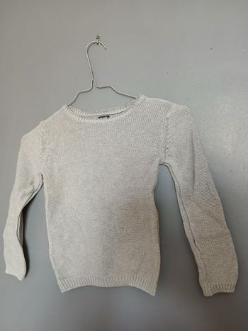 Pull gris fille taille 6 ans