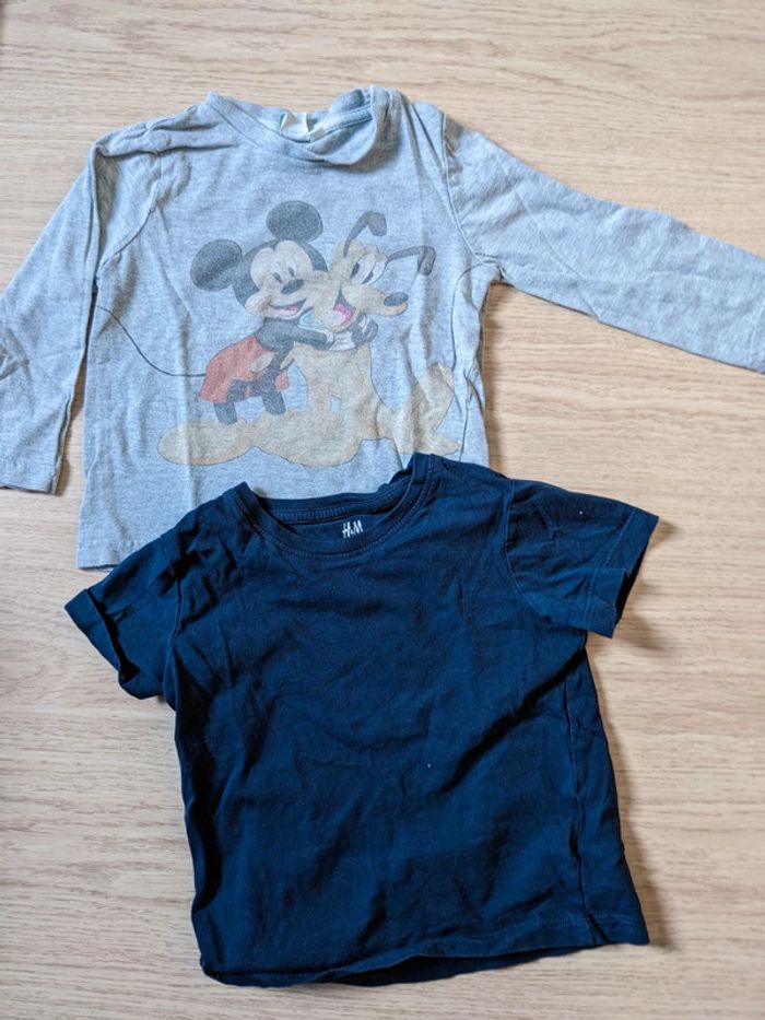 Lot de 2 t-shirt garçon 2 ans