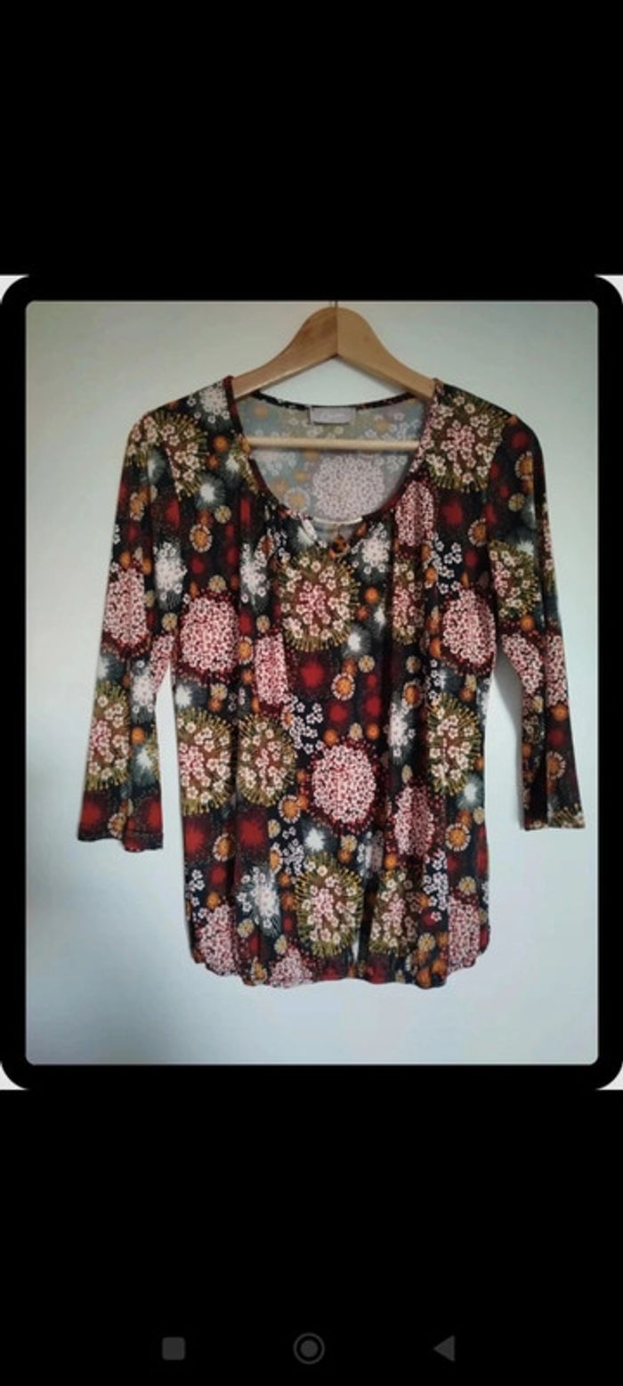 Jolie blouse cassis