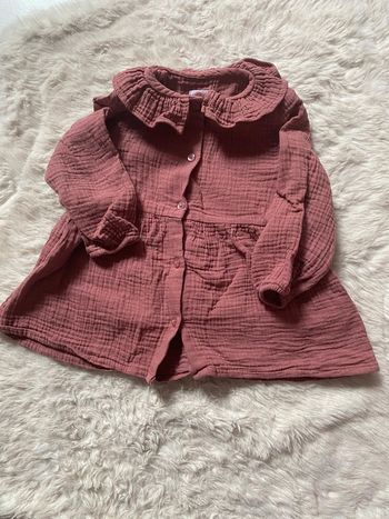 Robe bébé fille Verbaudet 12m ouverture devant