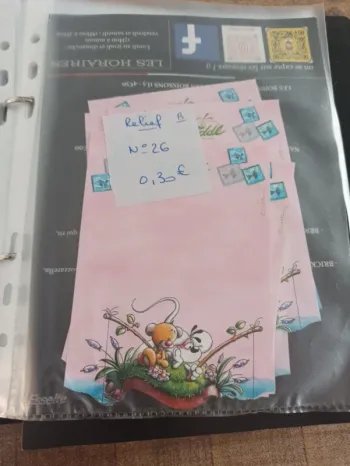 Feuille Diddl relief 26 0,30€