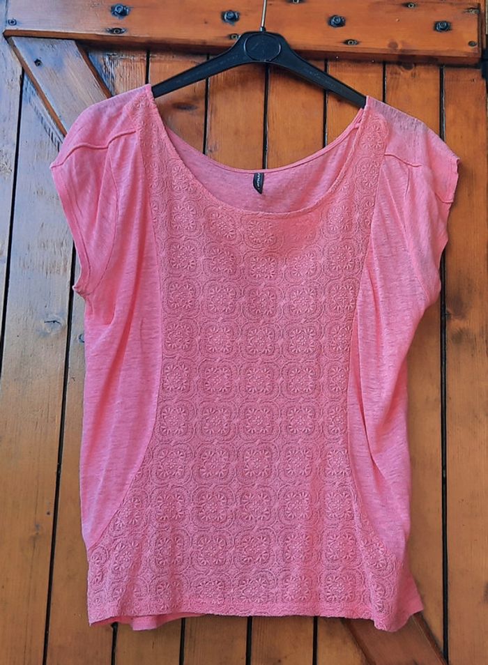 Blouse rose Naf Naf, taille M/38
