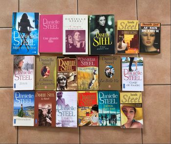 Lot livres Danielle Steel 
