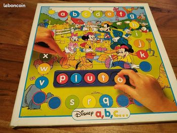 Puzzle 20 pièces et alphabet MB Disney