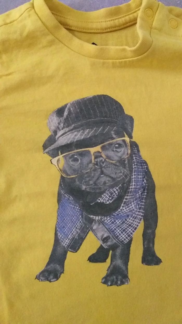 Tee-shirt manches longues garcon grain de blé Z 6 mois - photo numéro 2