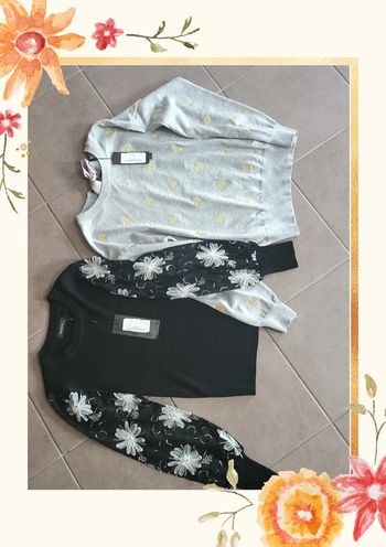 Lot de 2 sweats à col rond 🌼