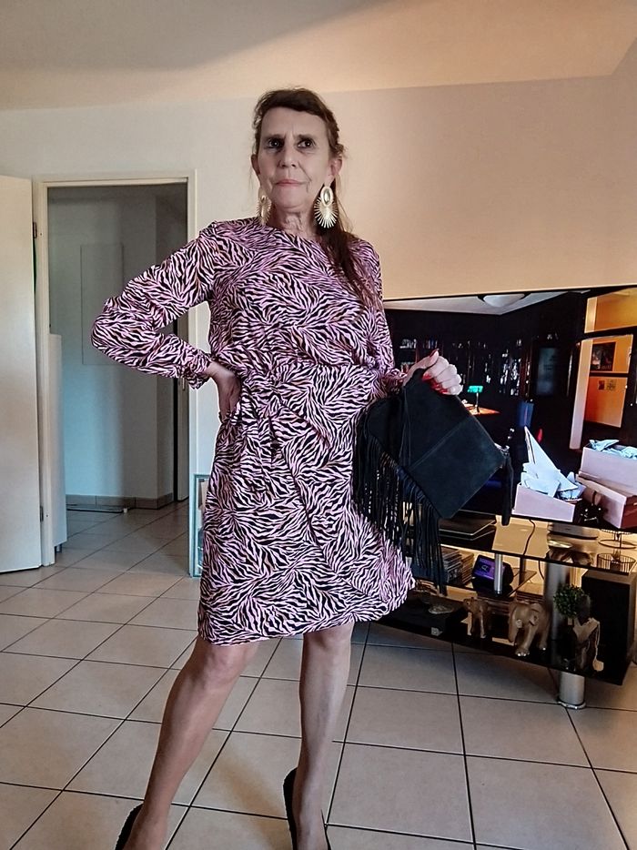 Robe 👗 chic Bleu Bonheur - photo numéro 3