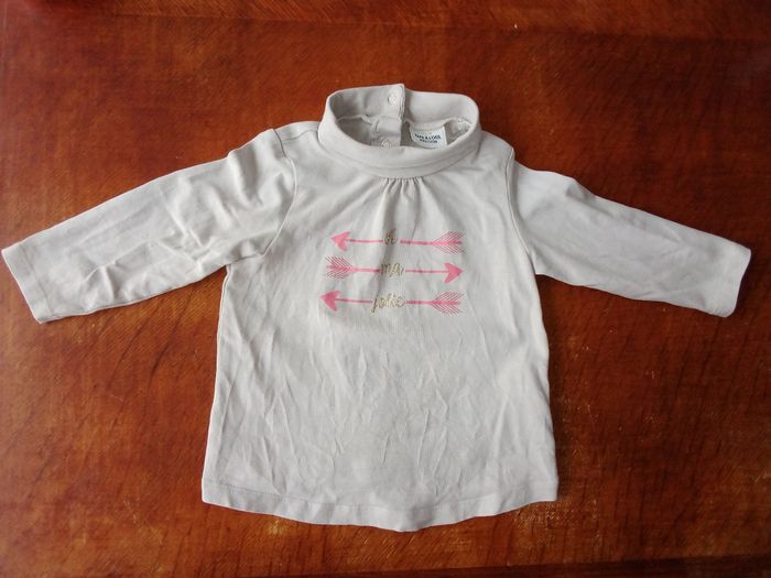 Sous pull fille 9 mois 71 cm