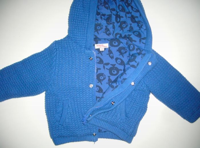 Gilet DPAM Neuf hiver garçon 12mois - photo numéro 2