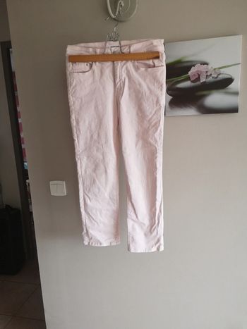 Pantacourt long rose pâle