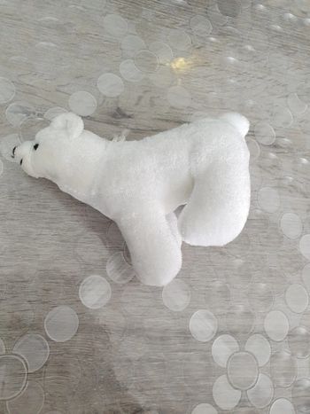 Peluche ours polaire 11 cm