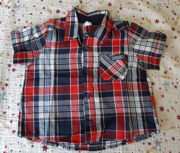 Chemise MC Barbaras 74cm 12 mois