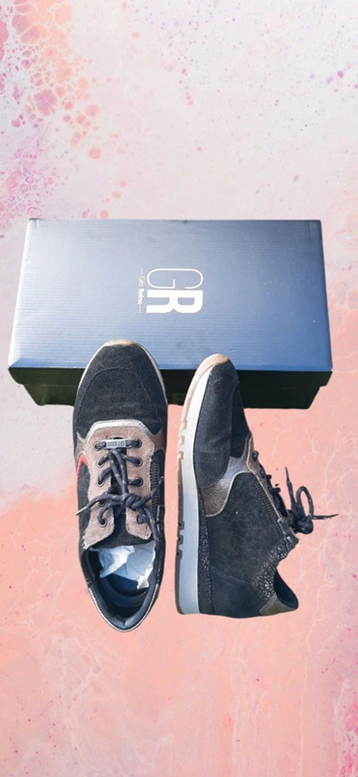Basket en cuir pour femme pointure 39