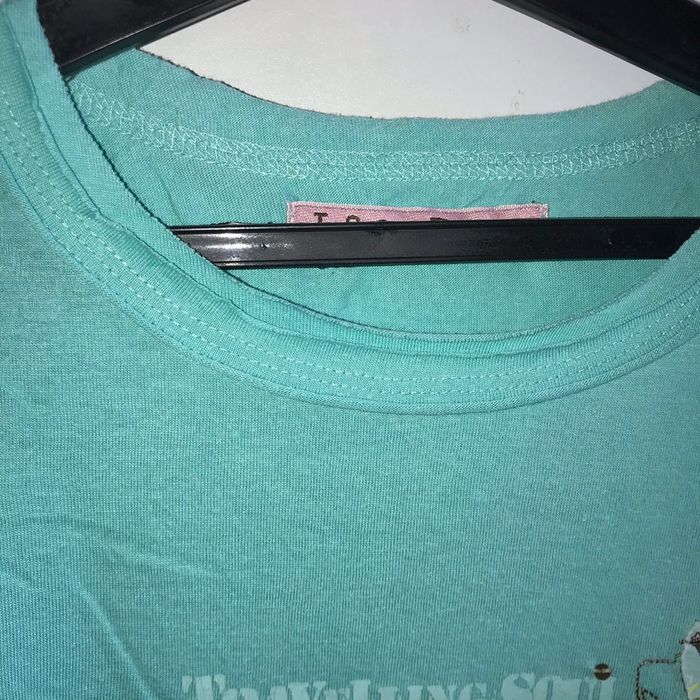 Teeshirt bleu. Lisa rose. 12 ans - photo numéro 5