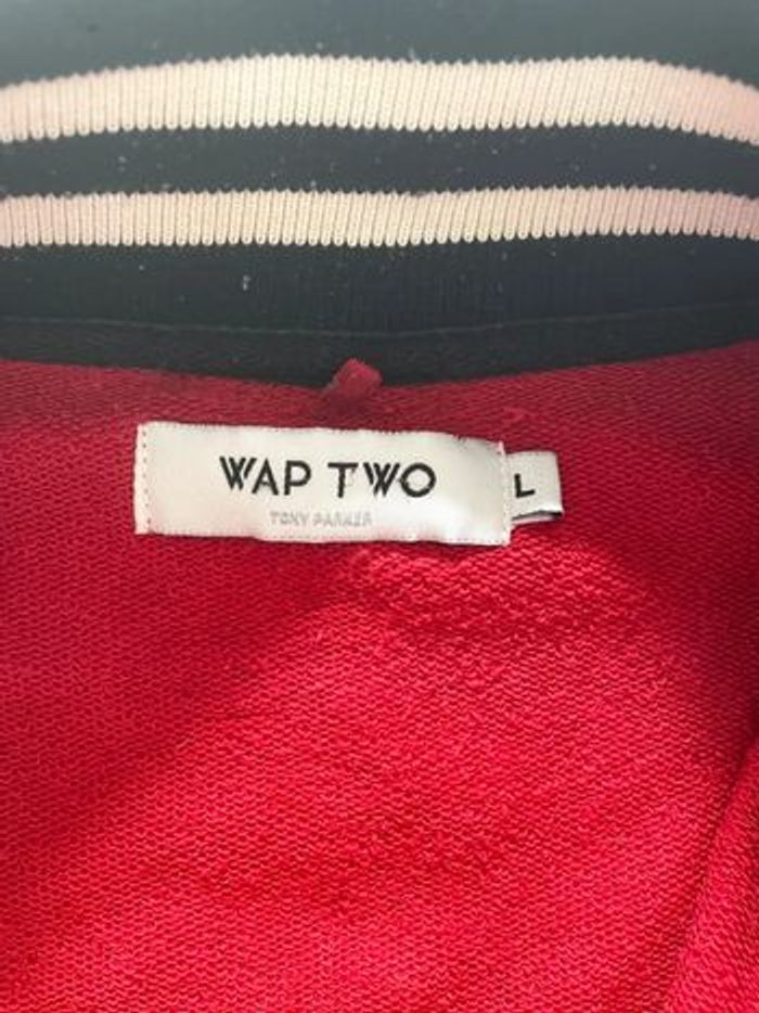 Blouson Bomber Teddy T.L (M/L) WapTwo Tony Parker - Rouge & Noir - photo numéro 4