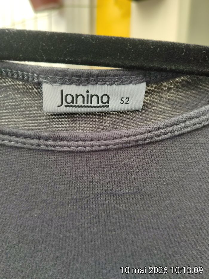 Top fluide gris anthracite - Janina (Taille 52) - photo numéro 5