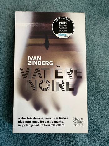 Livre Matière Noire de Ivan Zinberg