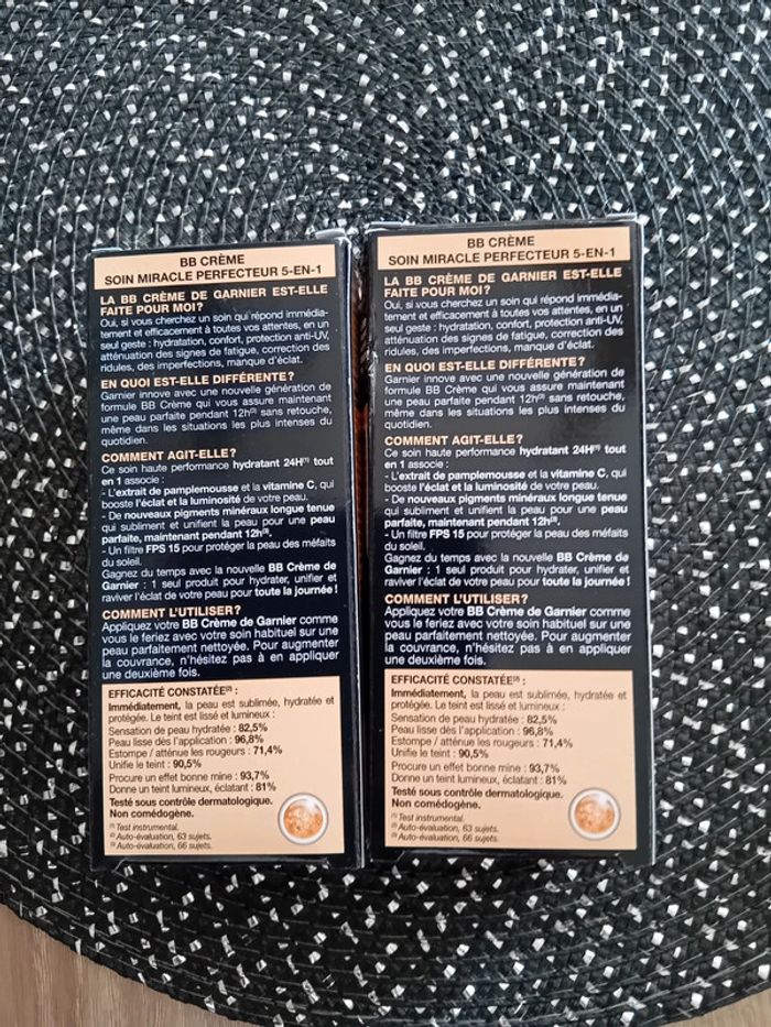 Lot de 2 bb creme garnier - photo numéro 4