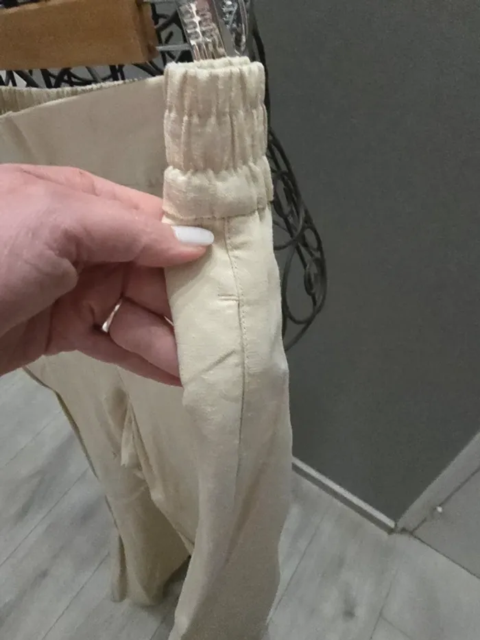 Pantalon Zara avec lin - photo numéro 4
