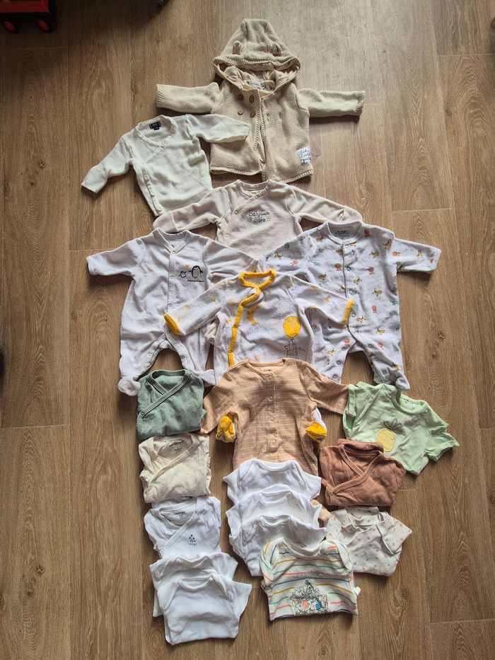 Lot bodies pyjama mixte