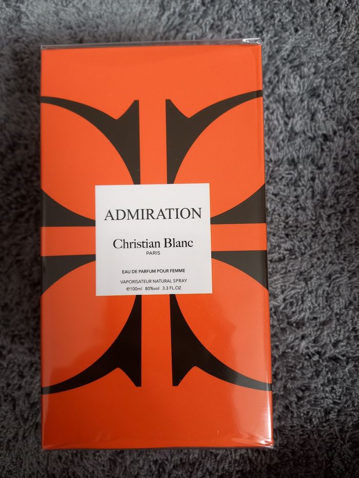 Parfum christian blanc (ADMIRATION) neuf 100 mL