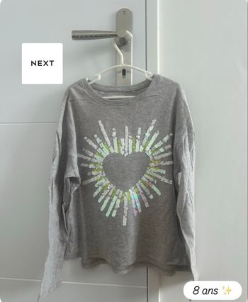 T-shirt ML Next taille 8 ans