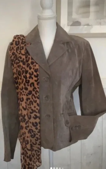 Blazer style daim
