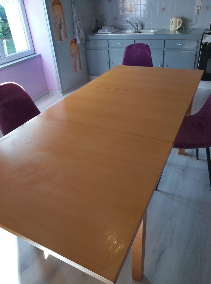 Belle table massive moderne transformable 4/8 places - photo numéro 2