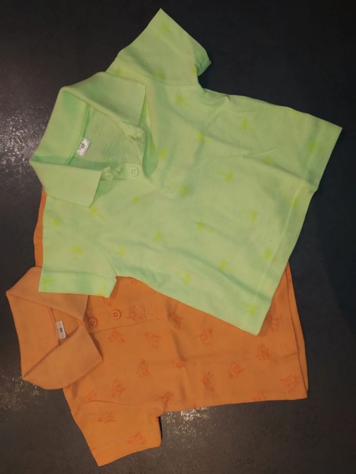 Lot de 2 polos manches courtes T68